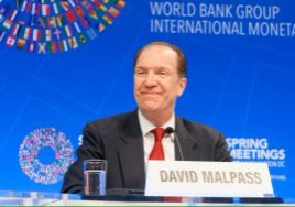 World Bank president David Malpass, nominated by former US president Donald Trump and accused of being a “climate denier”, is stepping down from his position in June. Image: World Bank Photo Collection, CC BY-SA 3.0, via Flickr.